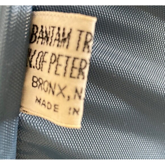 Vintage Bantam Travelware Overnight Suitcase Bag Blue Carry-on *READ* - Picture 3 of 13